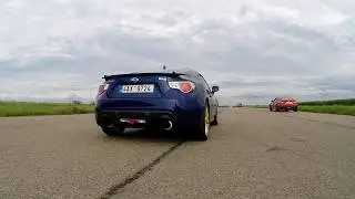 Subaru BRZ Tomei UEL + HKS Spec L - exterior, interior sound (short video)