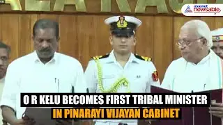 O R Kelu Sworn in as First Tribal Minister in Kerala's Second Pinarayi Govt
