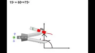 ANGLE CONSTRUCTIONS USING COMPASS - 75 DEGREES