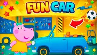 WOW! Let&rsquo;s Play with the Fun Blue Car for Kids 🚗It's Hippo Peppa's Big Wedding Party! 🎂🎈