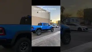 We did some headers on this Ram TRX.    She&rsquo;s angry now .