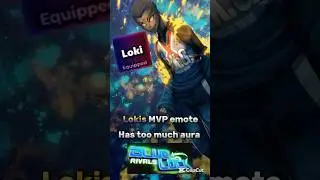 New loki mvp emote #bluelock #anime #roblox #bluelockrivals #gaming #trending #shorts #shortvideo