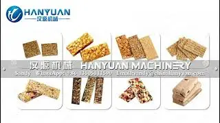 Full Automatic Peanut Candy | Sesame Brittle | Rice Candy Bar Production line ( HANYUAN MACHINERY )