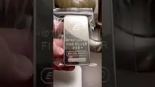 P Prefix ~ 1st Series Engelhard Silver Bar ~ c.1984