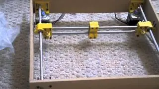 HBot XY Stage experiments with fishing line