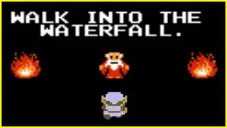 Walk into the Waterfall. - Legend of Zelda Part 4