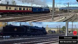 *Three Pride Trains & Two Steam Trains* Trains at Doncaster Station (16/11/2024)