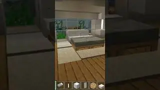 Bedroom design hack. #minecraft