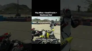 Tiny Bikes + Small Tracks = Maximum Fun!