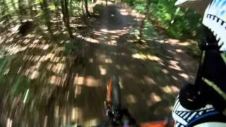 bikepark hochberg. ghost dh 7000.