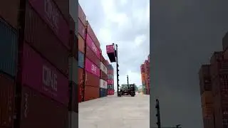 Moving Services trusted in loading Containers. #moving #container #shipping