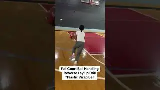 Full Court Ball Handlig - Reverse Layup Drill 🏀 2x Between - 2x Between - Between cross 🏀 #God1st