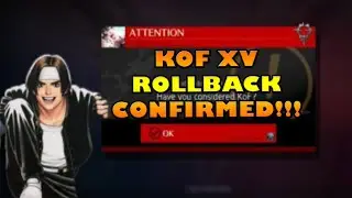 SNK CONFIRMS ROLLBACK NETCODE FOR KOF XV!!!!!!