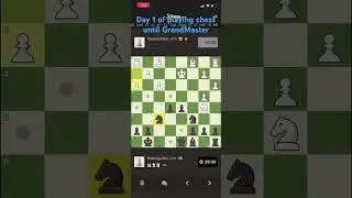 Day 1 of playing chess until GM