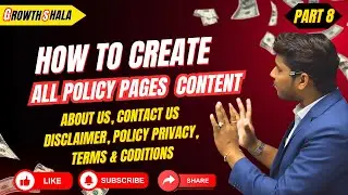 Create Content for  Privacy Policy, Disclaimer & Terms Pages in WordPress (Step-by-Step) #8