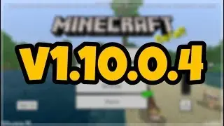 NEW MINECRAFT PE 1.10.0.4 BETA!!! Minecraft Pocket Edition Update