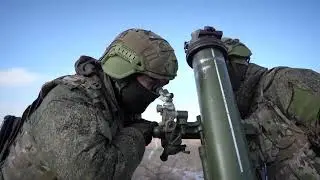 Operaci&oacute;n de combate de unidades  de mortero de 120 mm