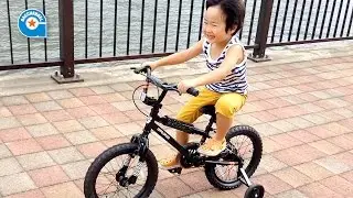 ドッペルギャンガーの子供用自転車に乗りました【がっちゃん5歳】DX16-BK