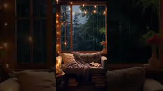 Cozy Couch & Rain 🌧️🛋️ | Relaxing Ambience for Sleep & Study #studyambience #rainsounds