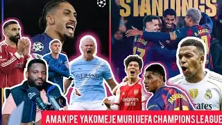 UEFA CHAMPIONS LEAGUE|| FC BARCELONA YANDITSE AMATEKA🔥REAL MADRID YASIGAYE MURI PLAY OFF