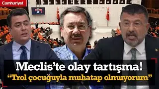Meclis'te olay tartışma! Veli Ağbaba'dan Osman Gökçek'e: Trol çocuğuyla muhatap olmuyorum...