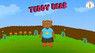 Teddy Bear English Nursery Rhyme for Kids with Lyrics #teddybear #poem #english #learning #rhymes