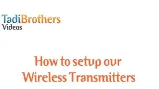 How to connect Wireless transmitter and receiver to the backup camera and a monitor