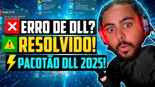 COMO RESOLVER TODOS OS ERROS DE DLL EM JOGOS 2025 | Pacot&atilde;o Completo DLL | Windows 11/10/8/7