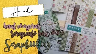 HAUL SCRAP&Eacute;ALO BOX 39 | scrapbooking
