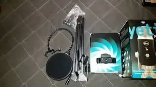 Blue Yeti Pro + Logitech  C920 + Pop Filter + Stand / 320$
