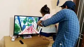 Roller coaster ride with child /Jhule ki sasti sawari.