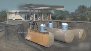 What is the principle of manhole installation for gas stations?