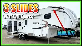 TRAVEL STOP FRIENDLY Triple Slide Fifth Wheel! 2012 Sabre 31RETS (Sold)