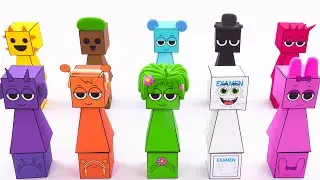 Paper DIY💖 Unboxing INCREDIBOX Blind Box, How to make Mr.Blind Bag ASMR