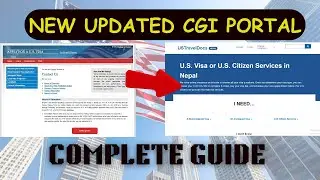 USA New CGI portal | Tutorial | US Embassy Nepal Update |