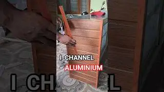 l channel aluminium #aluminium #work #aluminiumfabrication #youtubeshorts