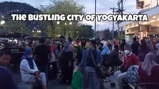 Walking Tour In Yogyakarta ~ Suasana Senja Di Malioboro Yogyakarta | TUR JALAN KAKI