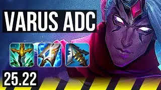 VARUS & Zilean vs KAI'SA & Karma (ADC) | 7k comeback, 47k DMG | KR Master | 25.22