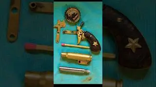 Gun Derringer Pistol. #diy #satisfying #interesting trigger mechanism