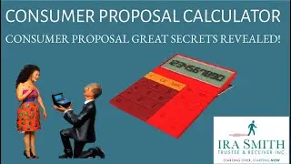 Consumer Proposal Calculator Great Secrets Revealed!