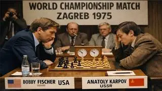 Bobby Fischer vs Anatoly Karpov ◉ World Championship Match Zagreb (1975 )