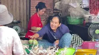 Best Cambodian Street Food Tour in Countryside Market And City Siem Reap Province Cambodia