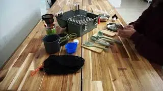 Stanley Lunch Box Portable Camping Kitchen Setup