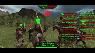 Engeland vs France in Medival war with Elite Army