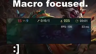 Kled Mid - You CAN win with nearly 0 kills. (ranked gameplay)