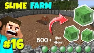 Slime Farm Tutorial In Minecraft 1.19(Bedrock/Mcpe/Console/PS4/Nintendo/Windows)| MINEAGENT #16