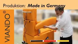Pflegesessel VIANDOpflege Produktion KRANICHcare
