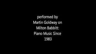 Milton Babbitt - Canonical Form - Goldray [1/2]