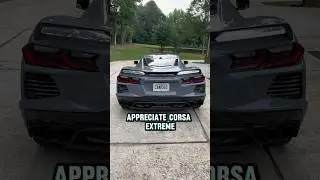 Выхлопная система Corsa Extreme Exhaust 2024 C8 Corvette Z51 Sea Wolf Gray