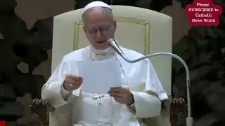 Папа Лев XIV раскрывает правду о Священном Писании и предании на английском языке.